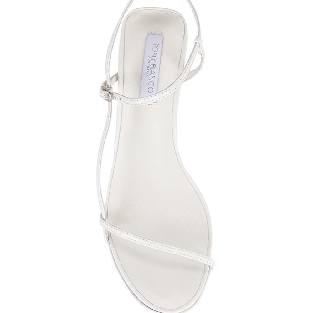 Tony Bianco Caprice Strappy Heel in White - Picture 2 of 2